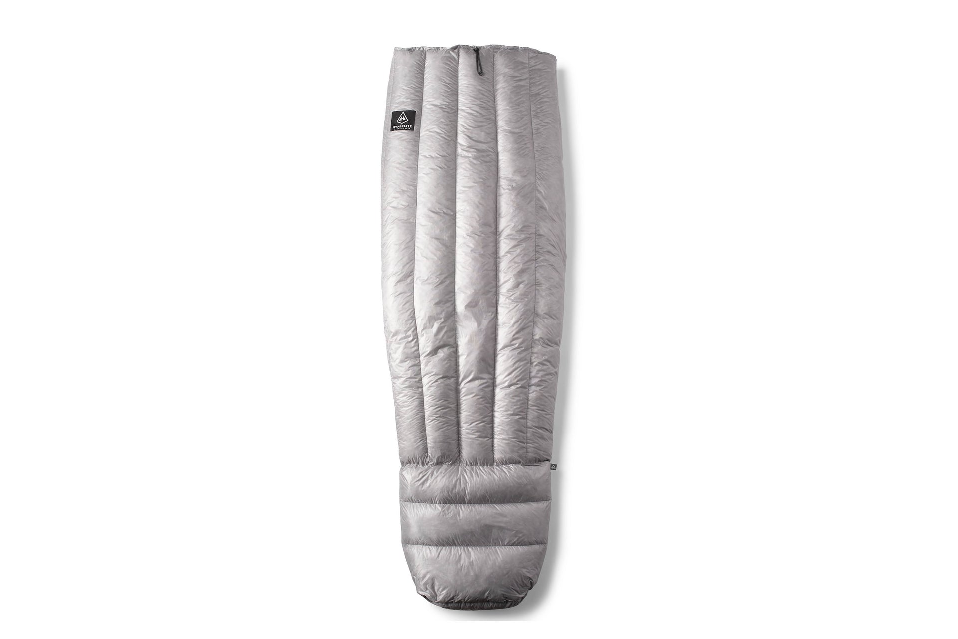 A sleeping bag on a white background.