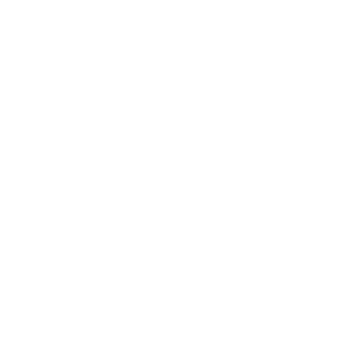A white triangle logo on a black background.