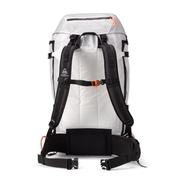 Rear view of the Halka 70 with Hardline with Dyneema® shoulder straps sold by Hyperlite Mountain Gear