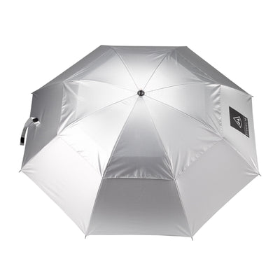 Over head view of Hyperlite Mountain Gear's Essential Umbrella in White