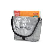 Back view of Hyperlite Mountain Gear's Grey REpack with food inside