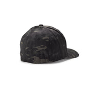 Rear view of the Hyperlite Mountain Gear Full Dome Hat in Multi Color Camo