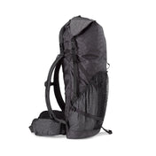 Right side view of Hyperlite Mountain Gear's Junction 55 Pack in Black