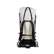 Back view of Hyperlite Mountain Gear's NorthRim 70 Pack in White