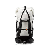 Back view of Hyperlite Mountain Gear's Windrider 70 Pack in White