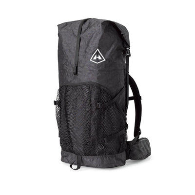 Front view of Hyperlite Mountain Gear's Windrider 70 Pack in Black