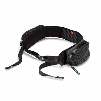 Front view of the Hyperlite Mountain Gear Unbound Removable Hipbelt made from Hardline with Dyneema®