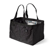 Front view of Hyperlite Mountain Gear's 70L G.O.A.T. Tote in Black