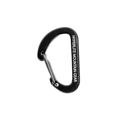 Front view of Hyperlite Mountain Gear's The Flat Micro D Carabiner