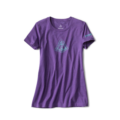 Hyperlite Mountain Gear Apparel S / Purple Rush Flora Logo Women's Tee