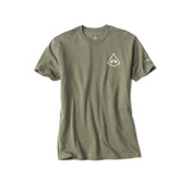 Front view of Hyperlite Mountain Gear's Purpose-Built Tee in Military Green
