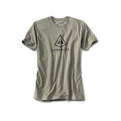 Hyperlite Mountain Gear Vertical Logo Tee in Light Olive 