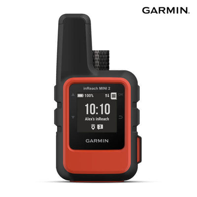 Front view of the Garmin inReach Mini 2 carried by Hyperlite Mountain Gear