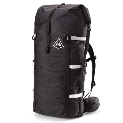 Front view of Hyperlite Mountain Gear's Porter 70 Pack in Black