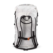 Back view of Hyperlite Mountain Gear's Summit 30 Pack in White