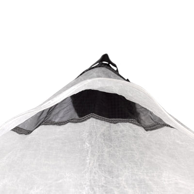 Detail view of a ceiling vent on the Hyperlite Mountain Gear Shelters UltaMid 4 – Ultralight Pyramid Tent